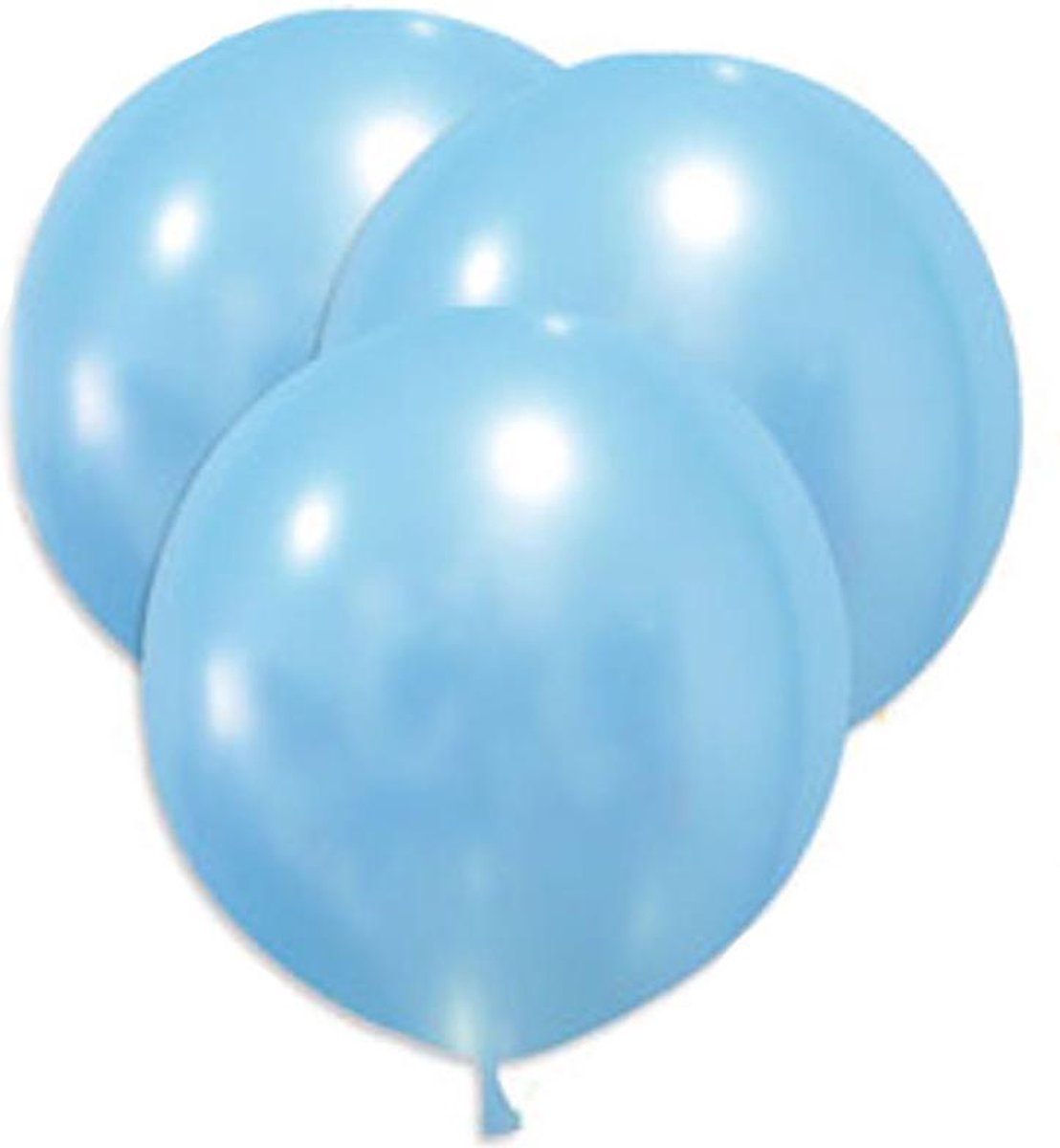 GLOBOLANDIA - 5 enorme blauwe latex ballonnen - Decoratie > Ballonnen